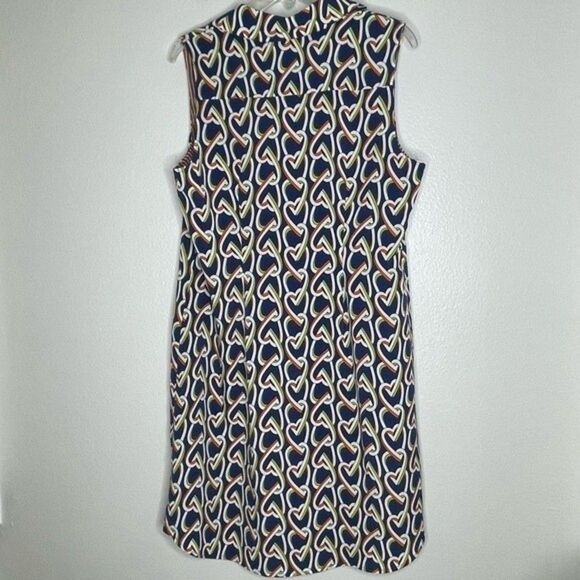 Cabi Women's Amour Interlocking Heart Chain Sheath Dress/Duster Style 5370 - Picture 5 of 12
